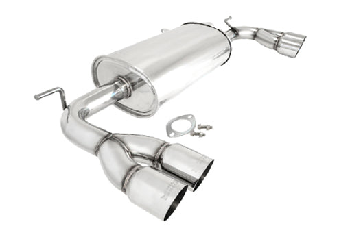 Megan Racing Axle Back Exhaust Genesis Coupe 10-12 4/6 CYL 2.5" inlet quad 3" Stainless Steel tips