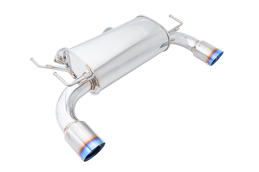 Megan Racing Axle Back Exhaust Infiniti G37 2dr 09-13 / Q60 14-16 AWD/RWD Dual Blue Tips OE-RS Style