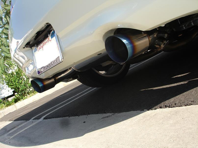 Megan Racing Axle Back Exhaust Infiniti G37 2dr 09-13 / Q60 14-16 AWD/RWD Dual Blue Tips OE-RS Style