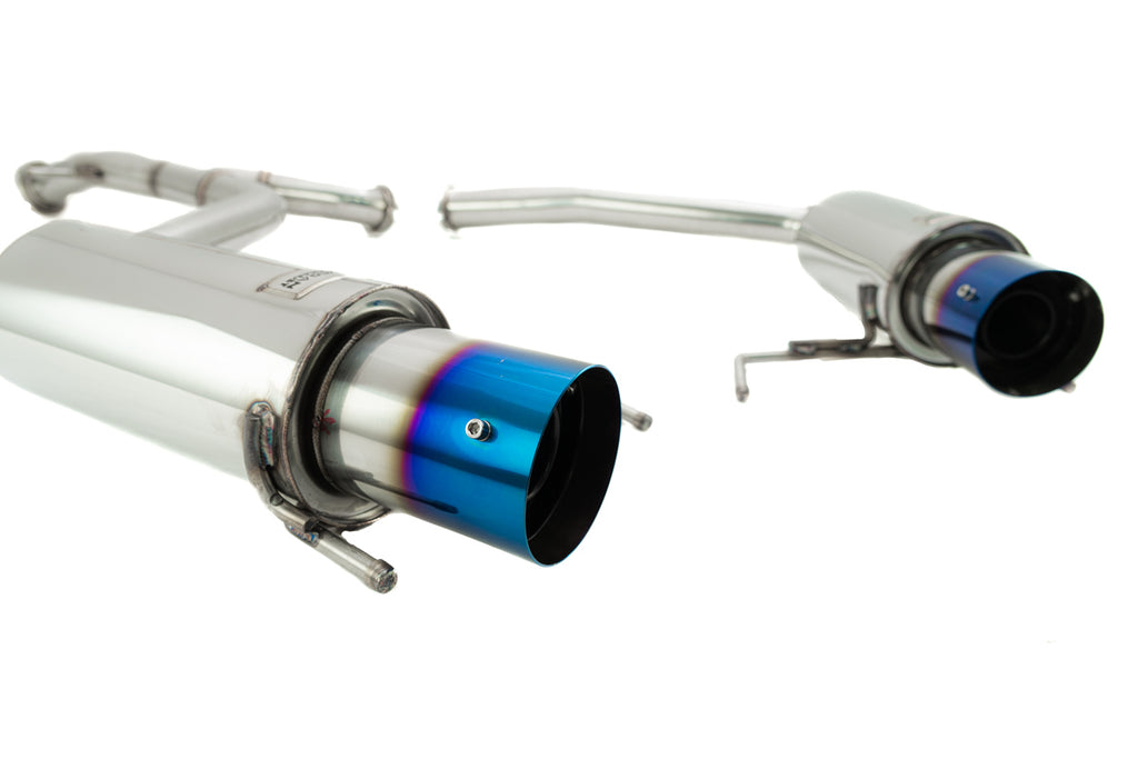 Megan Racing Axle Back Exhaust Lexus IS250/350 RWD/AWD Drift Spec Blue Tips 06-13, 4" TIPS (EXC Convertible)