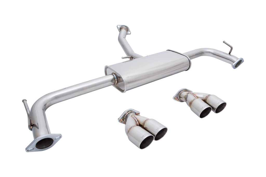 Megan Racing Axle Back Exhaust Lexus NX200T 15+, (also adapts to OEM tips)