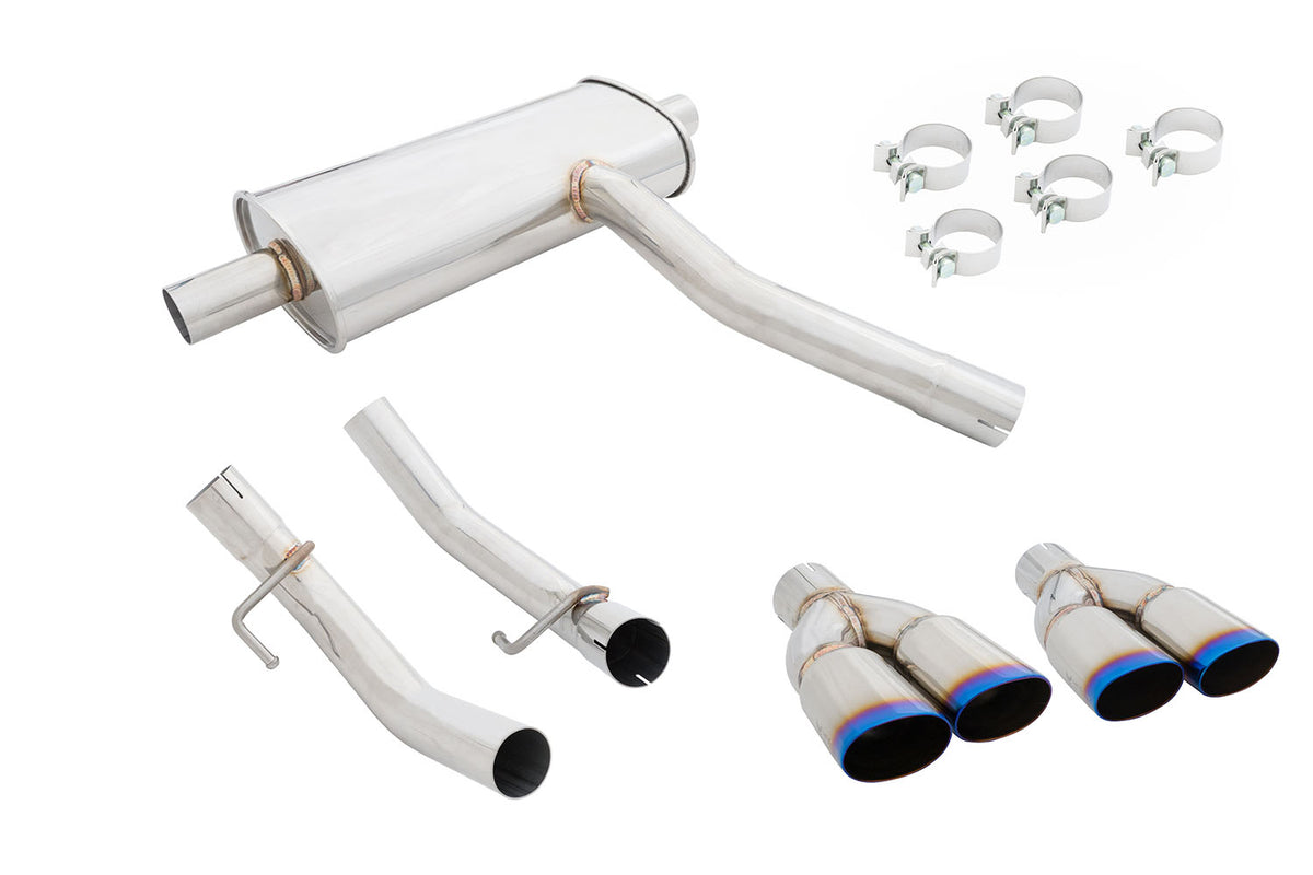 Megan Racing Axle Back Exhaust Benz CLA250 14-18 Burnt Roll Tip