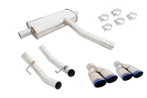Megan Racing Axle Back Exhaust Benz CLA250 14-18 Burnt Roll Tip