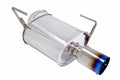 Megan Racing Axle Back Exhaust Legacy 2.5i Only 2010-14 Single Muffler/ Blue Ti Tip