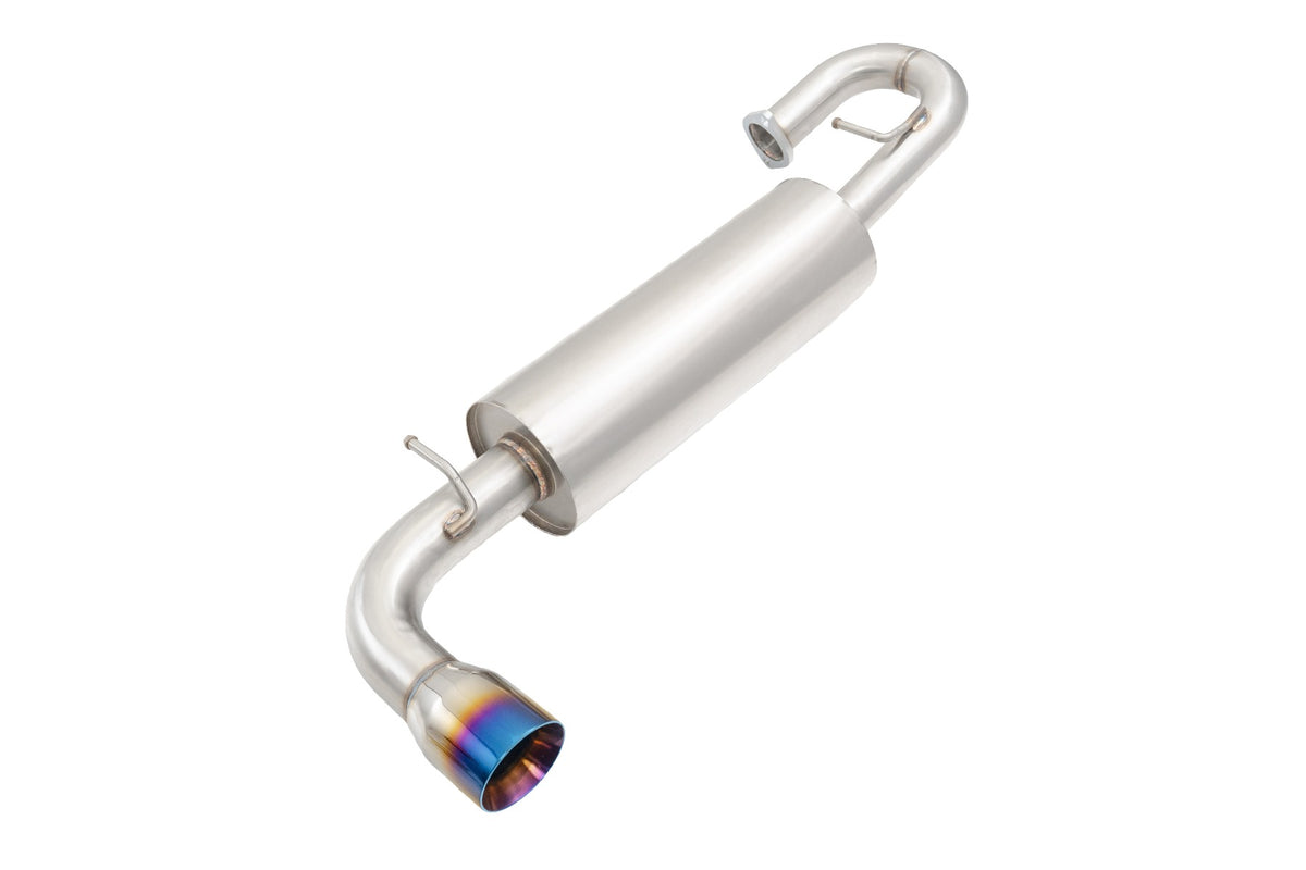 Megan Racing Axle Back Exhaust Scion TC 11-16 Burnt Roll Tip