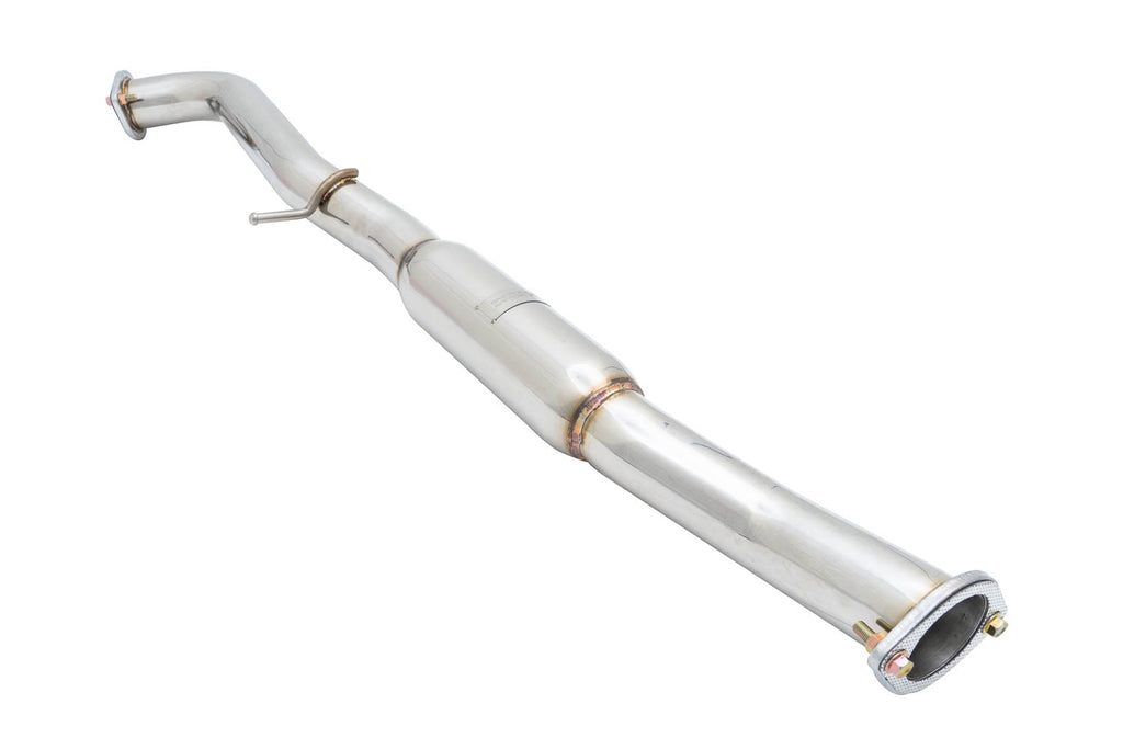 Megan Racing Stainless Steel Cat-back Exhaust System, Nissan 350Z/G35, Dual 4" Burnt Roll Tips