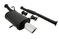 Megan Racing Stainless Steel Cat-back Exhaust System, WRX STI 02-06, OEB 3 Pipe Black w/polish 4" Tip with 2.5" adapter