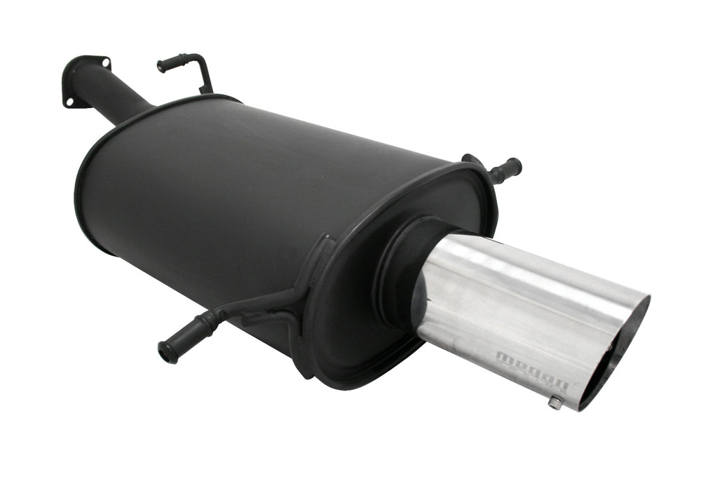 Megan Racing Stainless Steel Cat-back Exhaust System, WRX STI 02-06, OEB 3 Pipe Black w/polish 4" Tip with 2.5" adapter