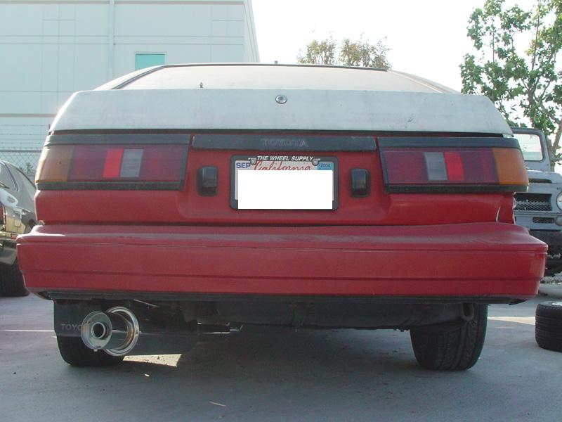 Megan Racing Stainless Steel Cat-back Exhaust System Drift Spec, Toyota Corolla GTS AE86 84-87, 2.5 Pipe
