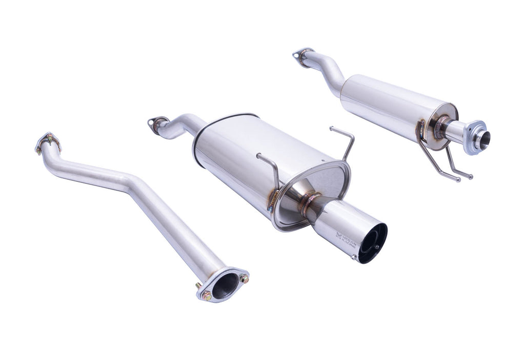 Megan Racing Stainless Steel Cat-back Exhaust System, Acura RSX 02+ BASE, 2.5 Pipe
