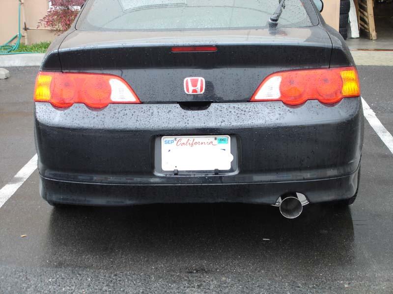 Megan Racing Stainless Steel Cat-back Exhaust System, Acura RSX 02+ BASE, 2.5 Pipe