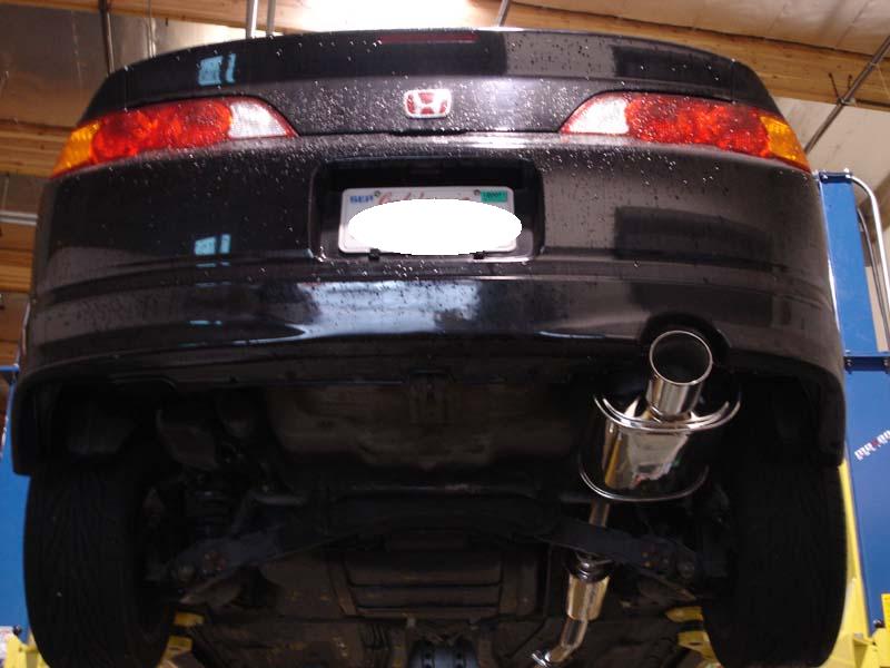 Megan Racing Stainless Steel Cat-back Exhaust System, Acura RSX 02+ BASE, 2.5 Pipe