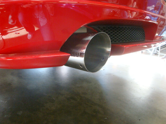Megan Racing Stainless Steel Cat-back Exhaust System, Chevy Cobalt Turbo 08-10 Blue Tip