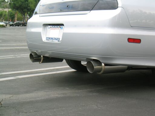 Megan Racing Cat-back Accord 98-02 V6 coupe, NA Type, 2.5 Pipe