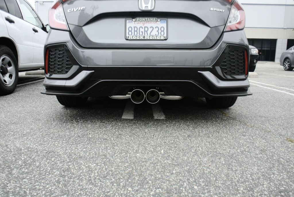 Megan Racing Cat-Back OE-RS Honda Civic 16-21 Turbo 1.5L Sport Hatchback Stainless Tip
