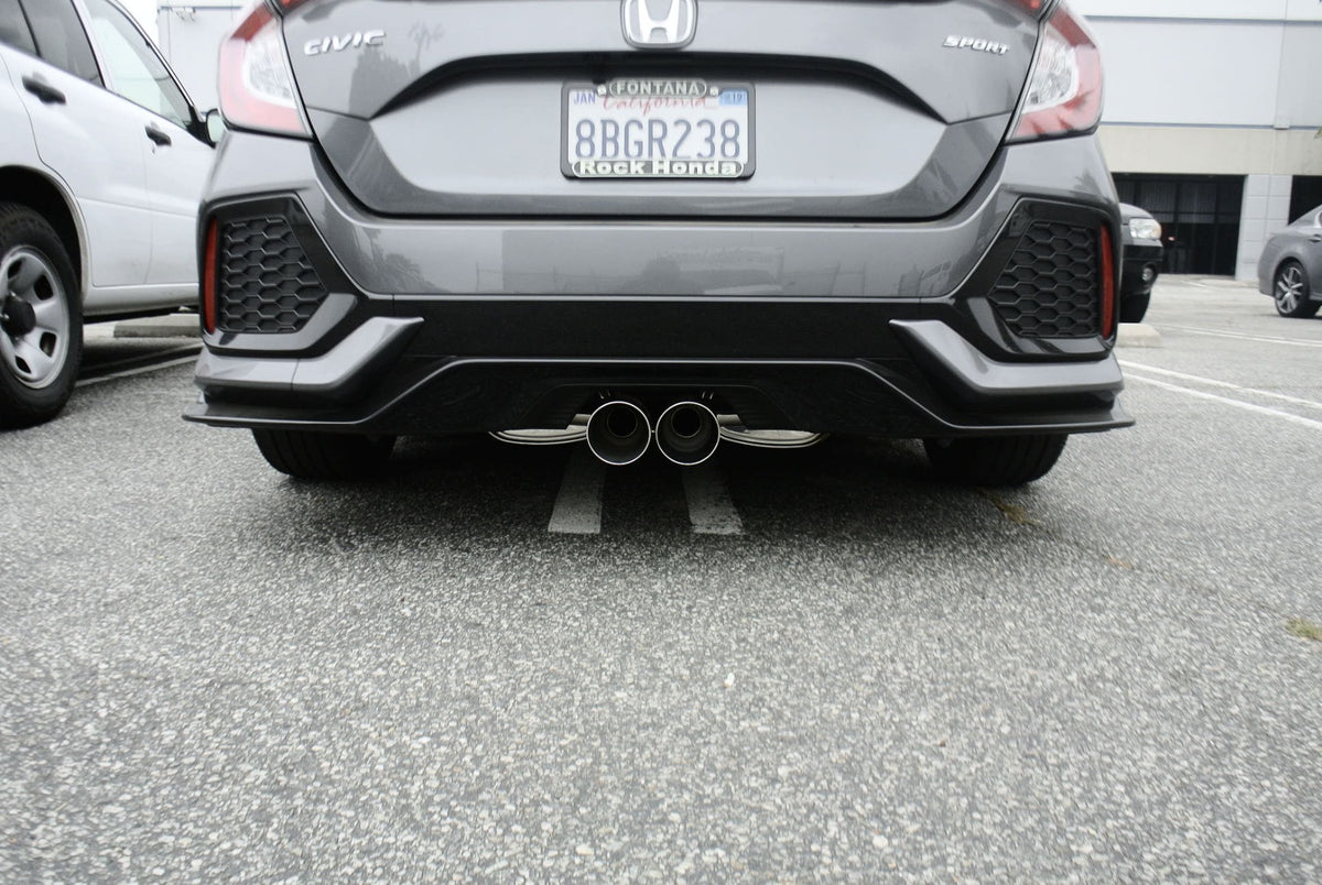 Megan Racing Cat-Back OE-RS Honda Civic 16-21 Turbo 1.5L Sport Hatchback Stainless Tip