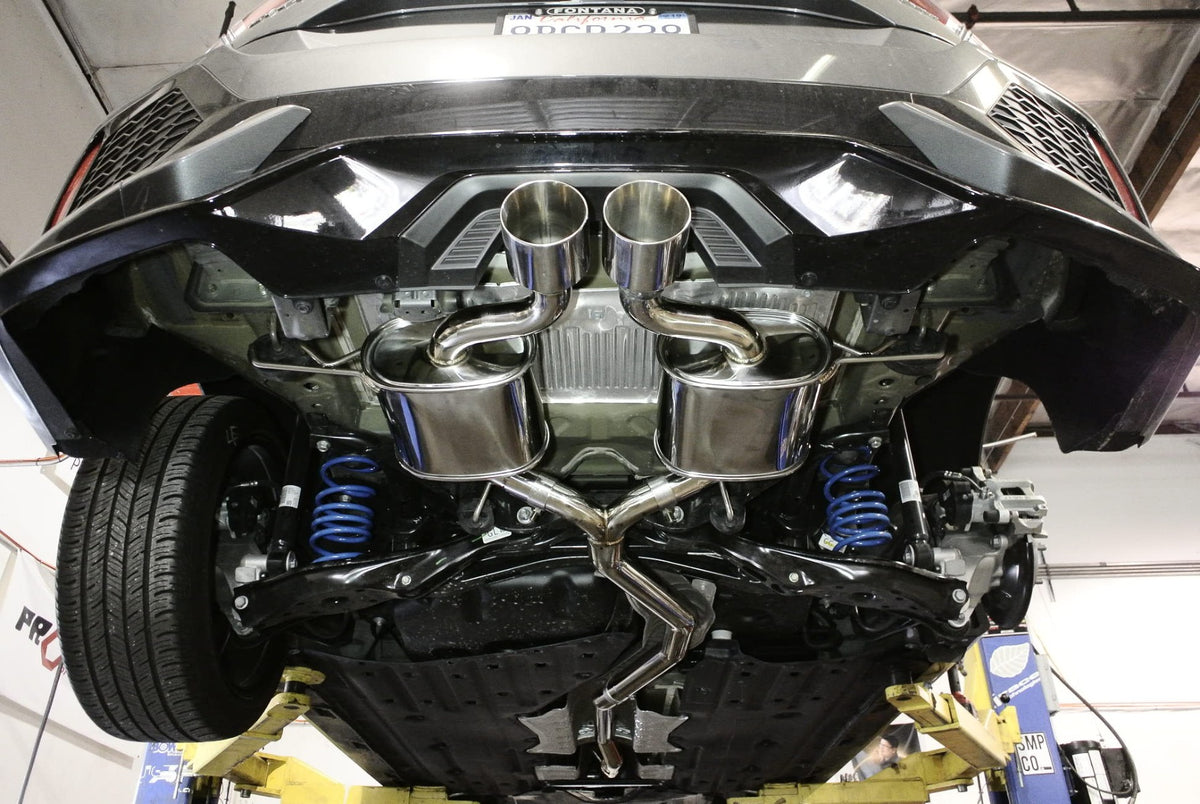 Megan Racing Cat-Back OE-RS Honda Civic 16-21 Turbo 1.5L Sport Hatchback Stainless Tip