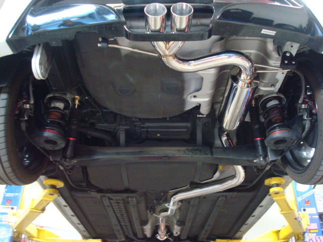 Megan Racing Catback Exhaust Dual Stainless, Hyundai Veloster 2012-2018 Type2 Stainless Rolled Tips (NON TURBO ONLY)