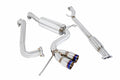 Megan Racing Catback Exhaust Dual Stainless, Hyundai Veloster 2012-2018 Type2 Burnt Rolled Tips (NON TURBO ONLY)