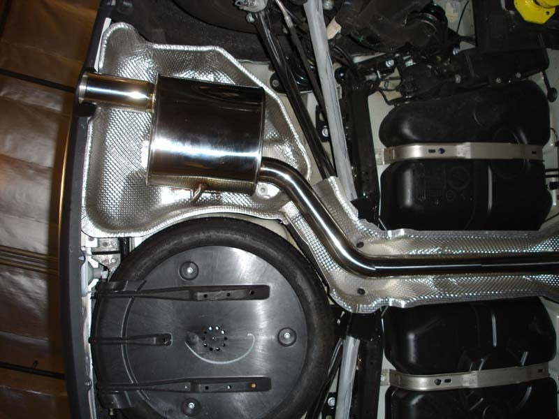 Megan Racing Cat Back Exhaust Mini Cooper 02-06 Base Single 4 tip 2.35" piping