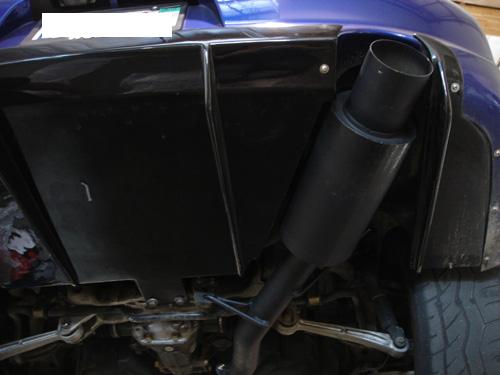 Megan Racing Cat-Back Lancer EVO8/9 03-07 3 Pipe Black Finish