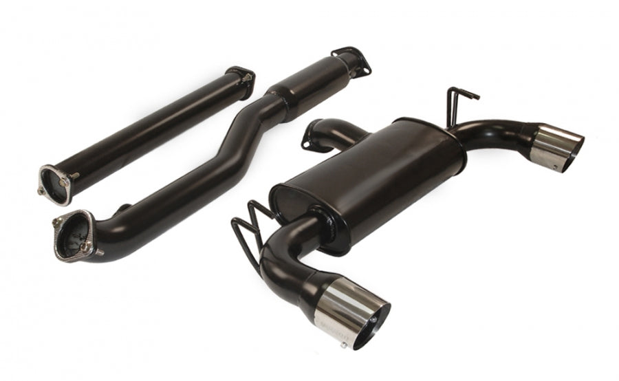 Megan Racing Cat-Back Evo 10 08+ OE-RS w/Tit Tips 4" Black Finish