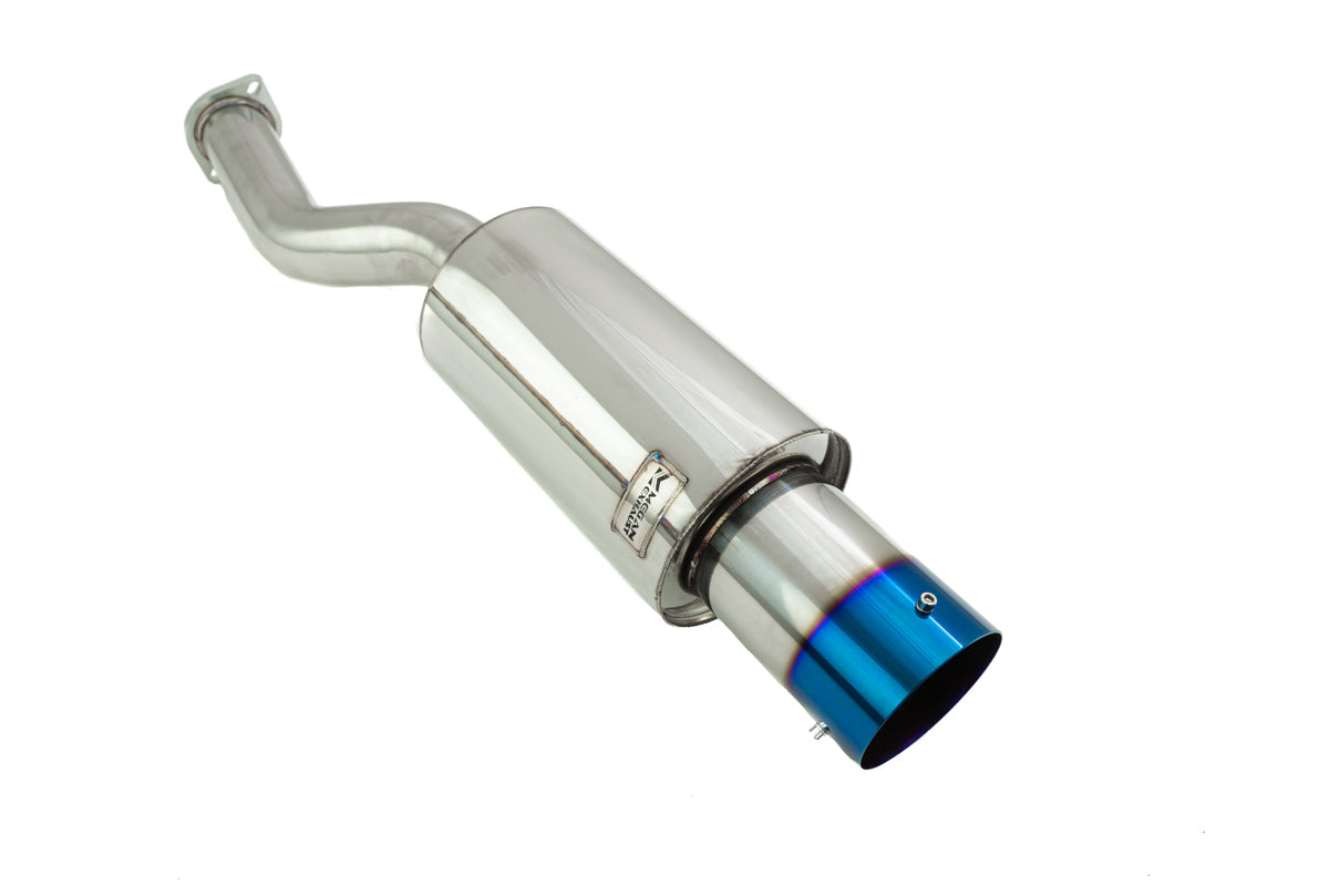 Megan Racing Cat-Back Exhaust, 350Z 03-08, 3" Drift Spec Blue tips, (G35 EXTENDED PIPE)