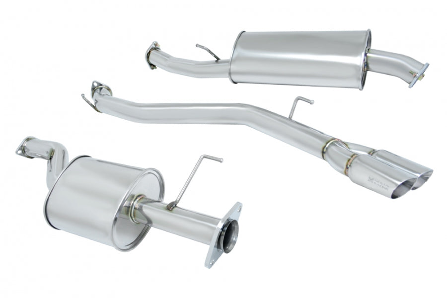 Megan Racing Stainless Steel Catback Exhaust System Nissan Quest 11-16 stainless roll tip Type2