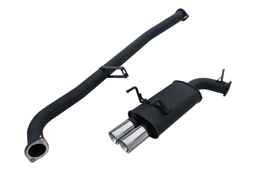 Megan Racing Cat-Back 240SX 89-94, 3 Pipe Black dual