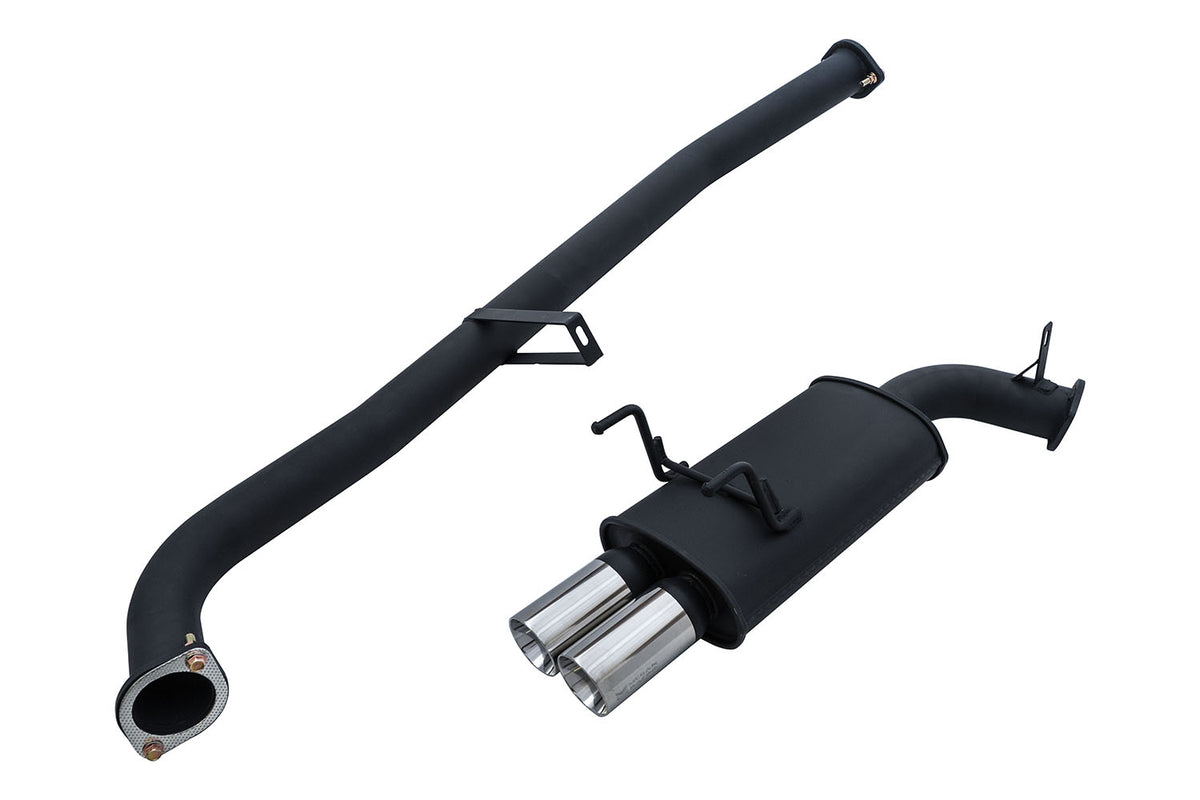 Megan Racing Cat-Back 240SX 89-94, 3 Pipe Black dual