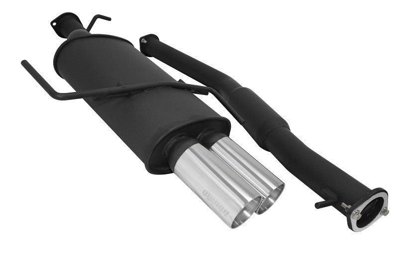 Megan Racing Cat-Back, 240SX 95-98, 3 Pipe Black dual