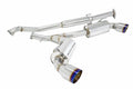 Megan Racing CatBack System Na Type Scion 2013+ FRS/BRZ Rear Section Stainless Burnt Rolled Tips