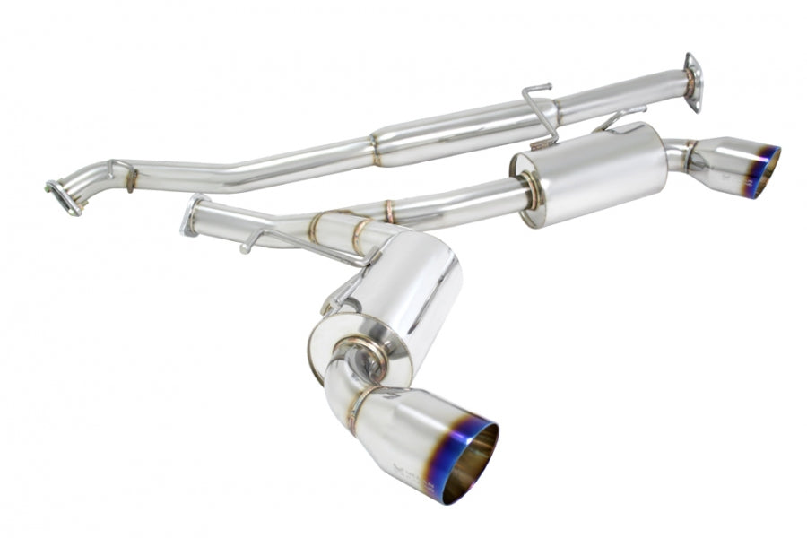 Megan Racing CatBack System Na Type Scion 2013+ FRS/BRZ Rear Section Stainless Burnt Rolled Tips