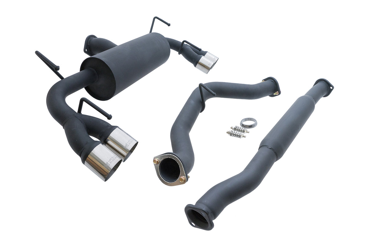 Megan Racing Cat-Back Subaru STI 08-14 Hatchback only, 11-14 WRX Hatchback, OE-RS Style with dual Black Finish