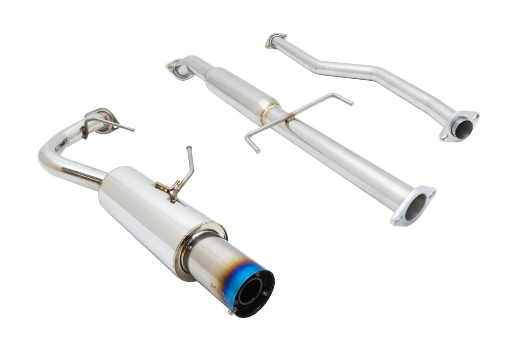 Megan Racing Cat-Back Scion TC 05-10 Blue Titanium Tip, 2.5 Pipe Drift Spec
