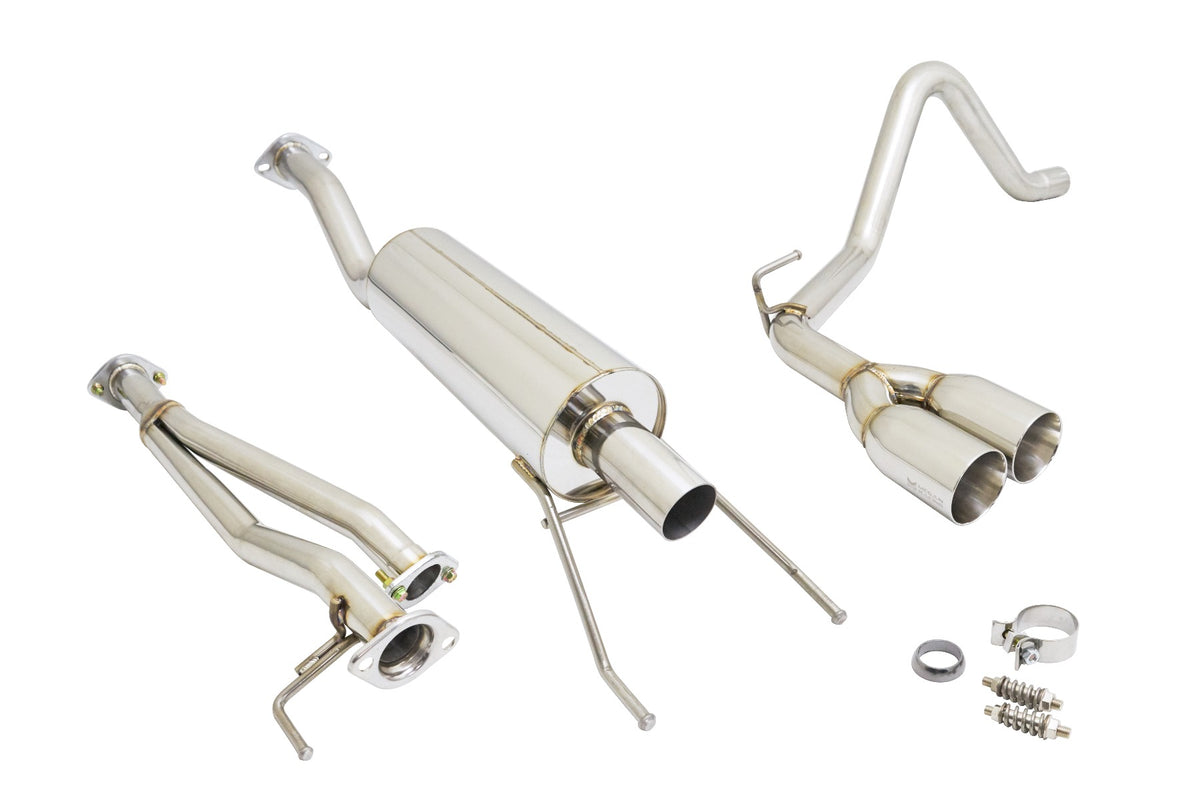 Megan Racing Cat-Back OE-RS Toyota Tacoma 16+ Stainless Dual Tip side exit