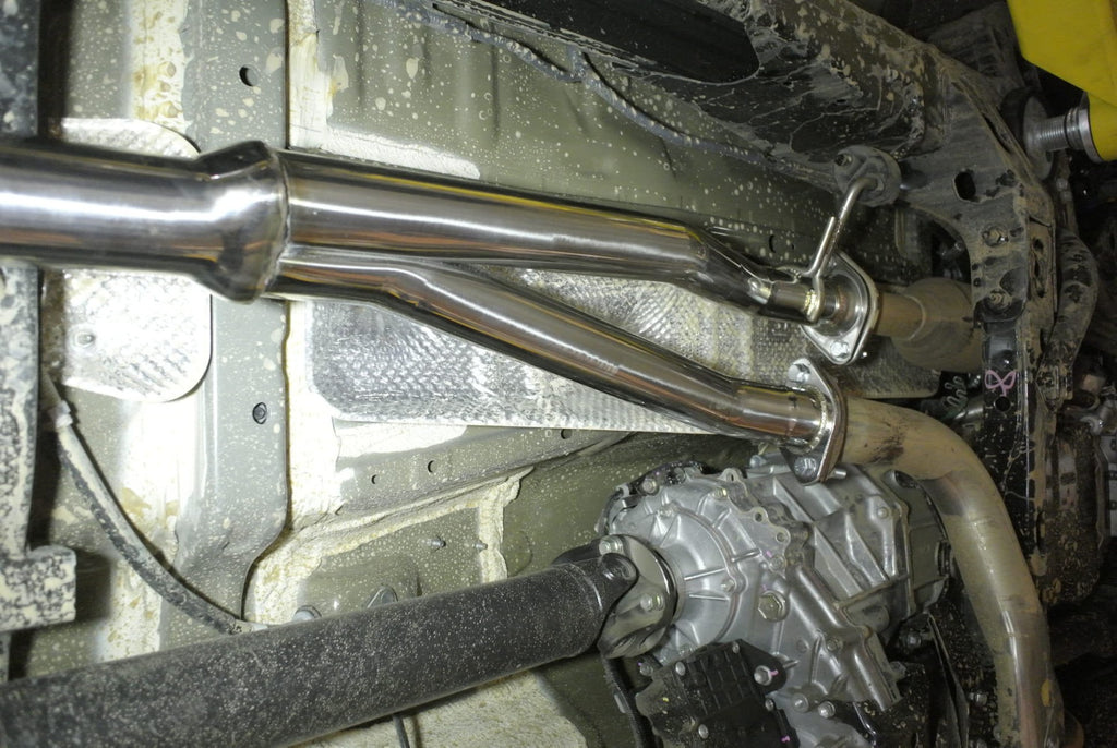 Megan Racing Cat-Back OE-RS Toyota Tacoma 16+ Stainless Dual Tip side exit