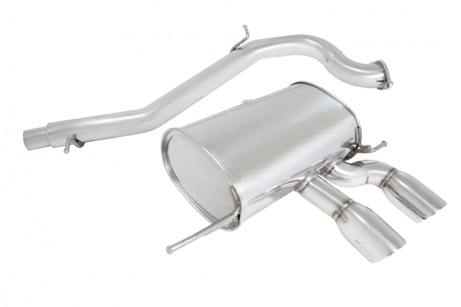 Megan Racing Cat-Back VW Golf R (MK6) Only 12-13 Turbo Type Exhaust Stainless Rolled Tips MUST TRIM BOX