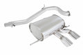 Megan Racing Cat-Back VW Golf R (MK6) Only 12-13 Turbo Type Exhaust Stainless Rolled Tips MUST TRIM BOX
