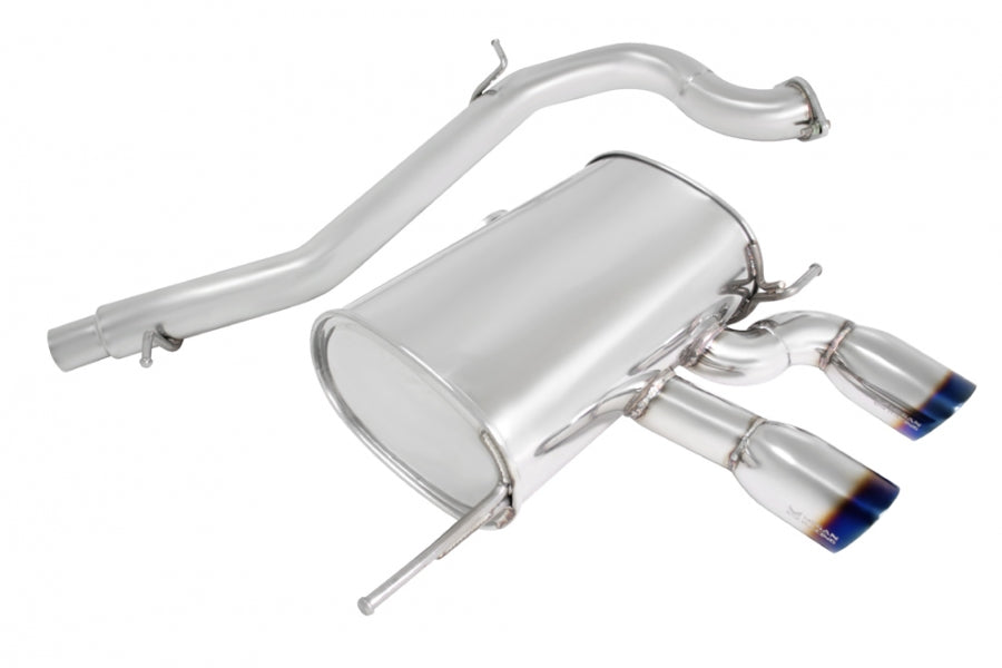 Megan Racing Cat-Back VW Golf R (MK6) Only 12-13 Turbo Type, Exhaust Burnt Stainless Rolled Tips MUST TRIM BOX
