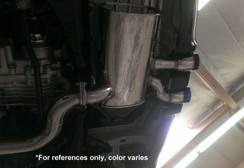 Megan Racing Cat-Back VW Golf R (MK6) Only 12-13 Turbo Type, Exhaust Burnt Stainless Rolled Tips MUST TRIM BOX