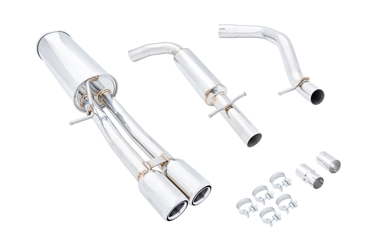 Megan Racing Cat-Back Jetta 99-01, 2.5 Pipe Dual tip 2.0/1.8T