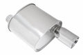 Megan Racing Universal muffler 2.5" Pipe 3.5" Single Stainless Roll Tip (offset piping)