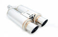 Megan Racing Universal muffler Dual 3.5 Tips w/silencers