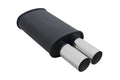 Megan Racing Dual 3" Tips, 2.5" pipping BLACK, 12. LBs