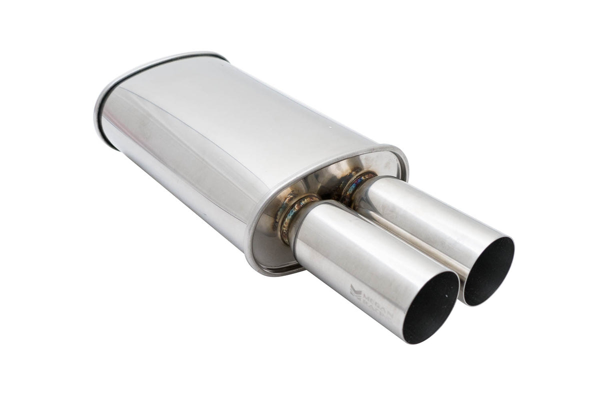 Megan Racing Dual 3" Tips, 3" piping Turbo model