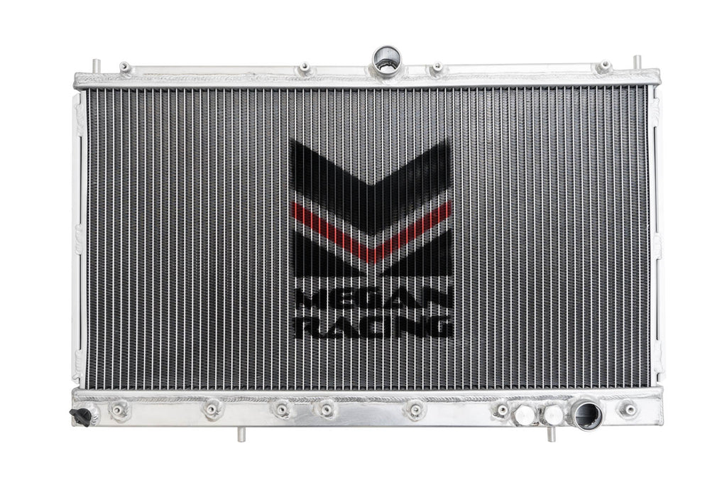 Megan Racing Radiator 3000GT VR4, 2 ROW, (MT only) (TRIM UPPER BRACKET MOUNTS)
