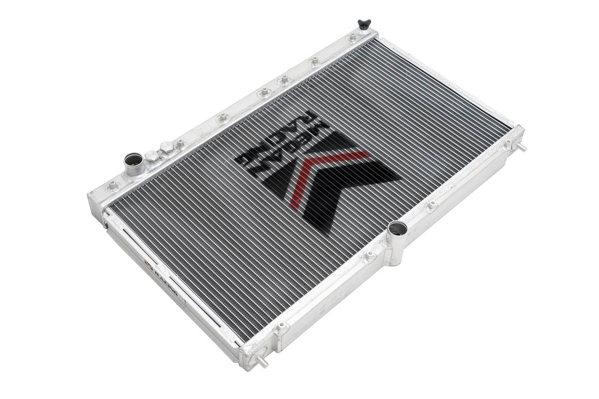 Megan Racing Radiator 3000GT VR4, 2 ROW, (MT only) (TRIM UPPER BRACKET MOUNTS)