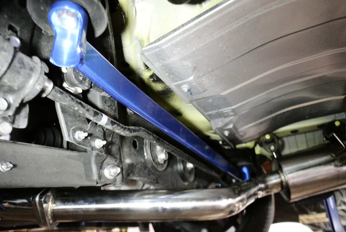 Megan Racing Strut Bar Scion FR-S 13-16/Toyota 86 17-21/Subaru BRZ 13-21 Rear Lower Red