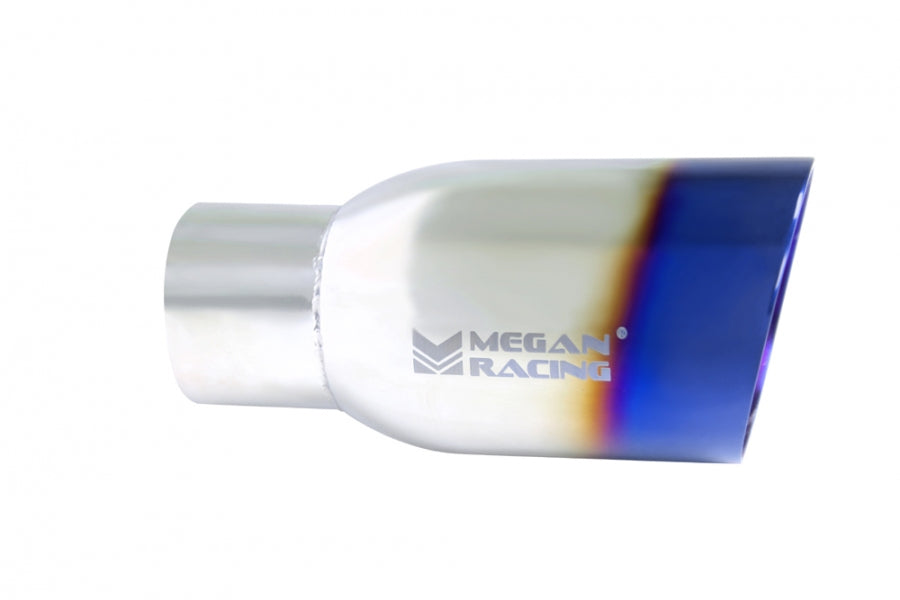 Megan Racing universal 3.5" Burnt Roll Tip, 2.5" piping (Tip only)